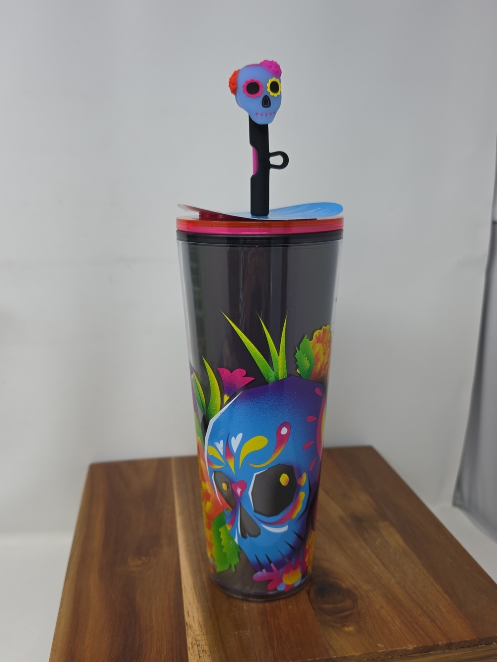 Starbucks Multicolor Dot Tumbler — Clear with Rainbow Dots